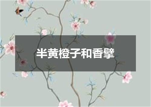 半黄橙子和香擘