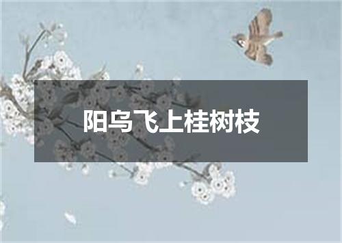 阳乌飞上桂树枝