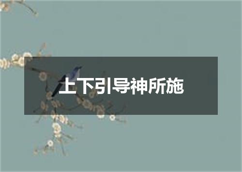 上下引导神所施