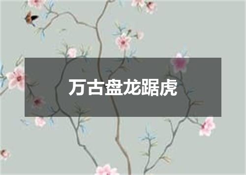 万古盘龙踞虎