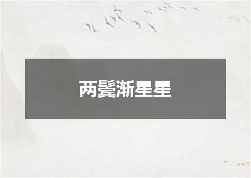 两鬓渐星星