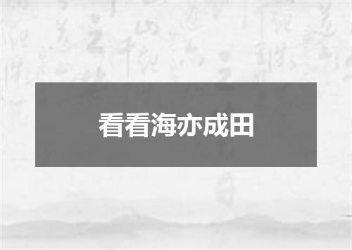 看看海亦成田