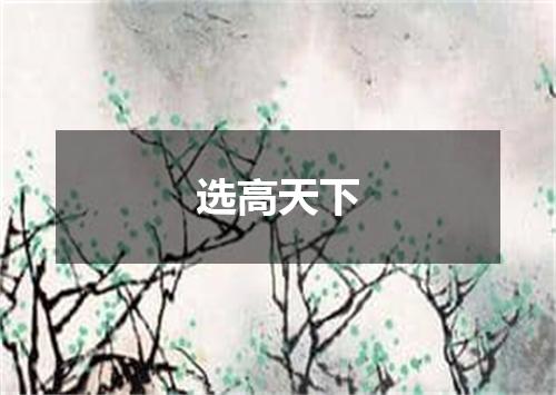 选高天下