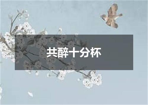 共醉十分杯