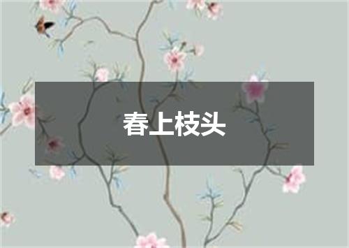 春上枝头