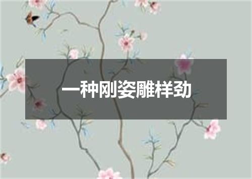 一种刚姿雕样劲