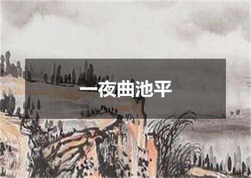 一夜曲池平