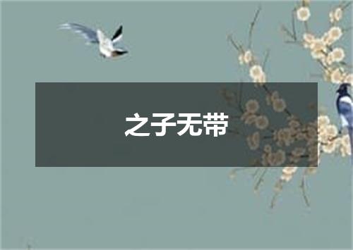 之子无带