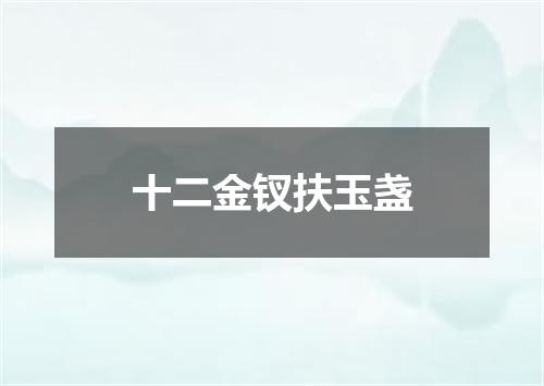十二金钗扶玉盏