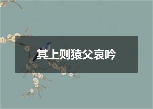 其上则猿父哀吟