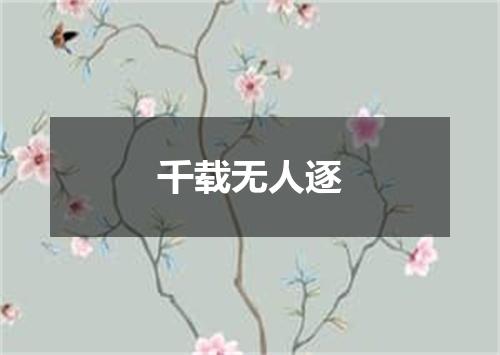 千载无人逐