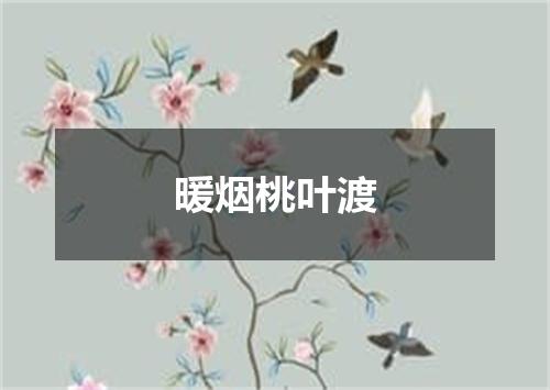 暖烟桃叶渡