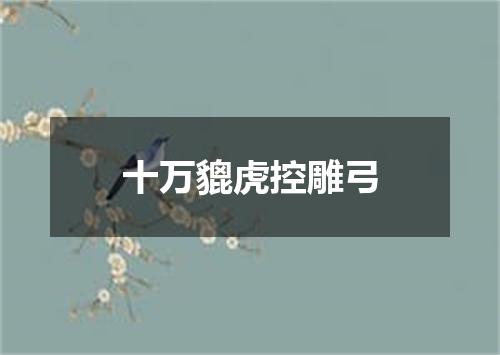 十万貔虎控雕弓