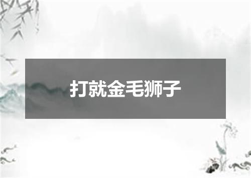 打就金毛狮子