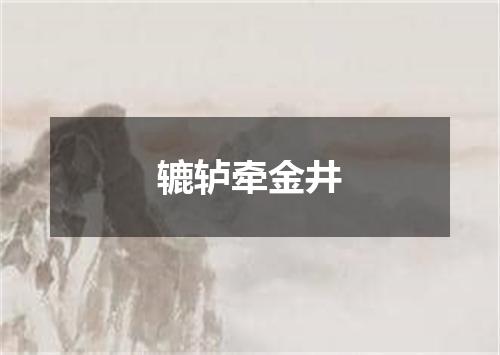 辘轳牵金井