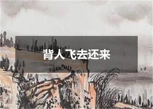 背人飞去还来