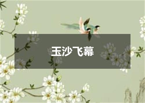 玉沙飞幕