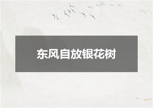 东风自放银花树