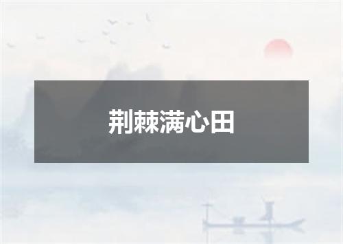 荆棘满心田