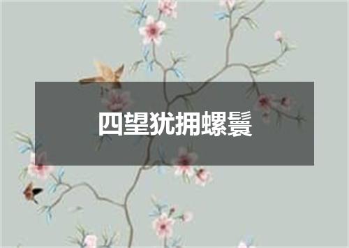 四望犹拥螺鬟