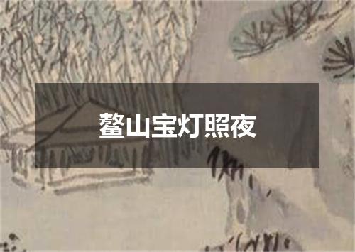 鳌山宝灯照夜