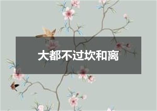 大都不过坎和离