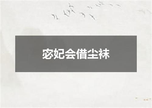 宓妃会借尘袜