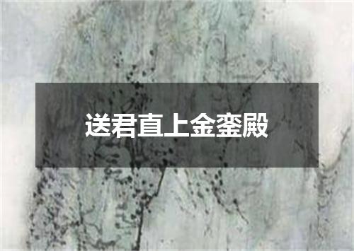 送君直上金銮殿