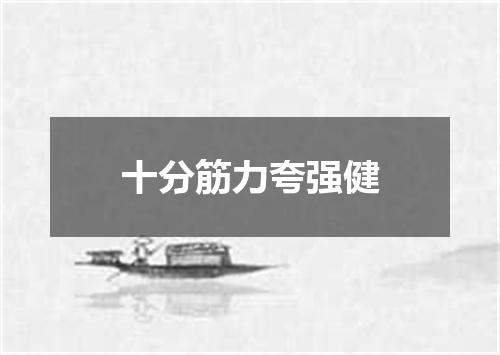 十分筋力夸强健
