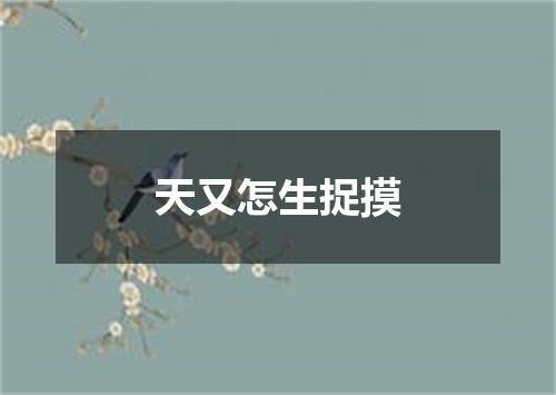 天又怎生捉摸