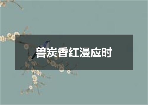 兽炭香红漫应时