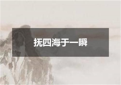 抚四海于一瞬
