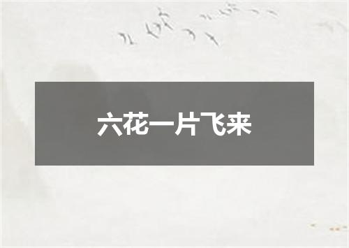 六花一片飞来