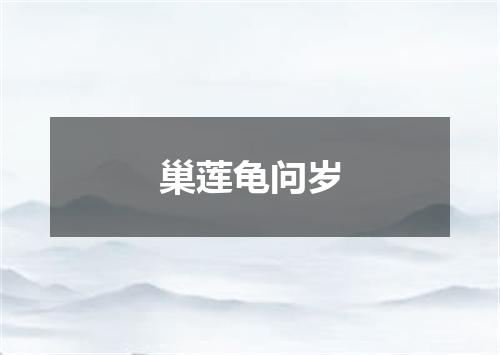 巢莲龟问岁