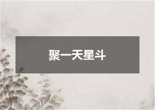 聚一天星斗