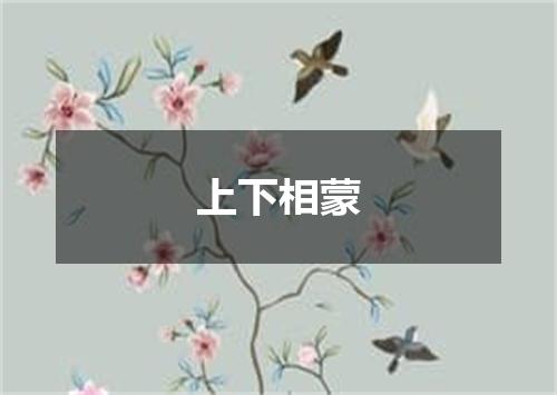 上下相蒙