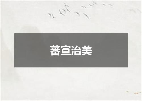 蕃宣治美