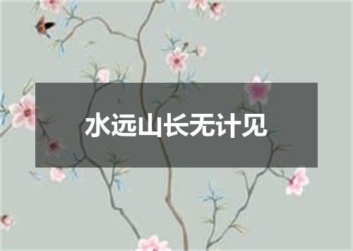 水远山长无计见