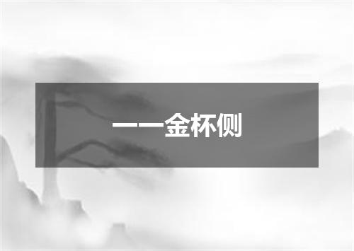 一一金杯侧