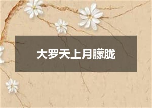 大罗天上月朦胧