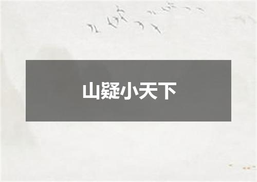 山疑小天下