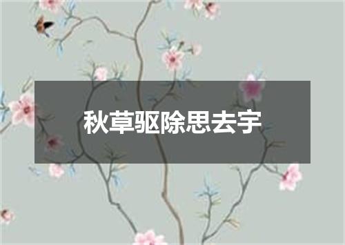 秋草驱除思去宇