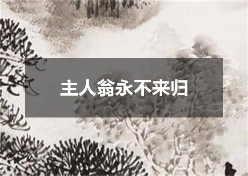 主人翁永不来归