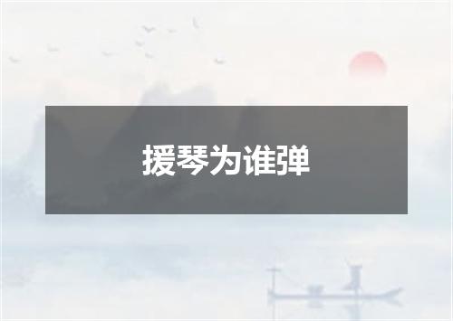 援琴为谁弹