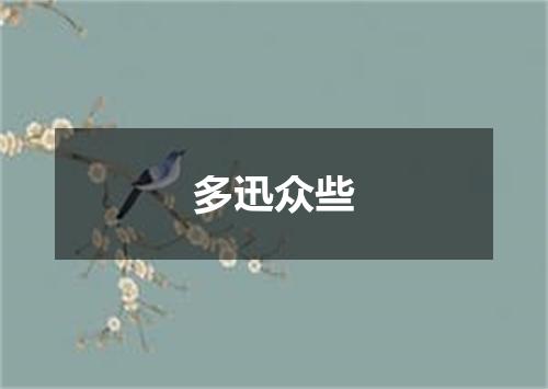 多迅众些