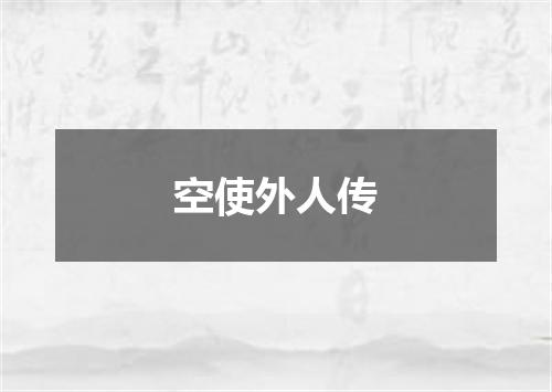 空使外人传