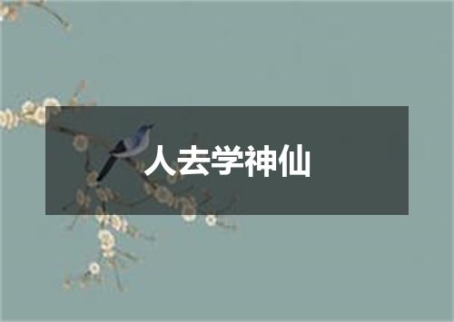 人去学神仙