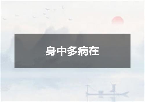 身中多病在