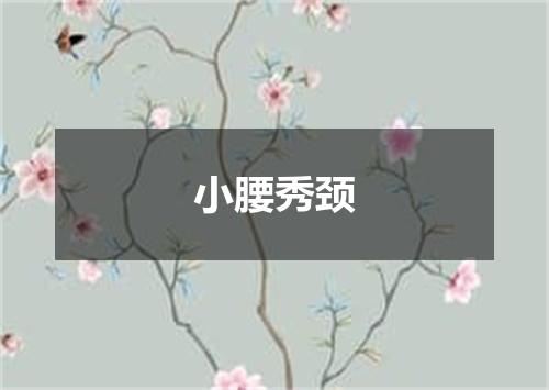 小腰秀颈