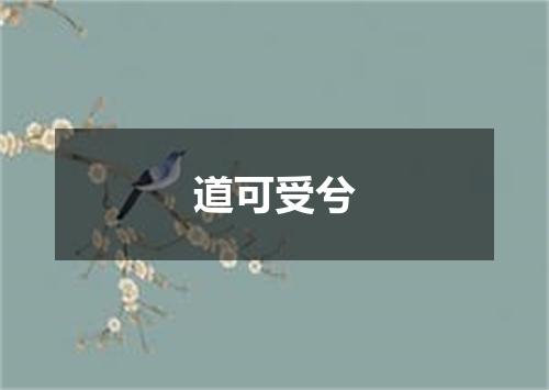道可受兮